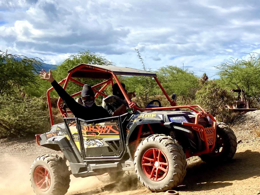 ATV riders enjoying the tour