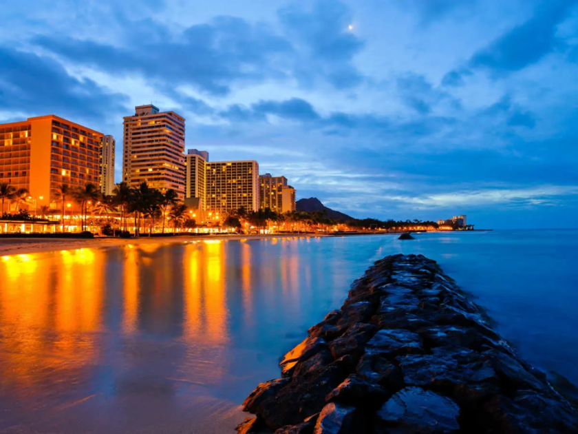 Oahu night sky.