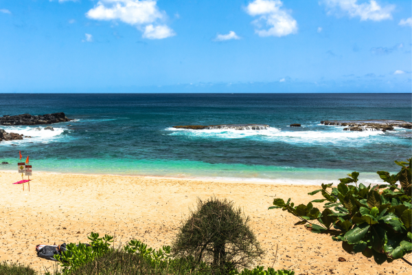 Three Tables Beach Hawaii