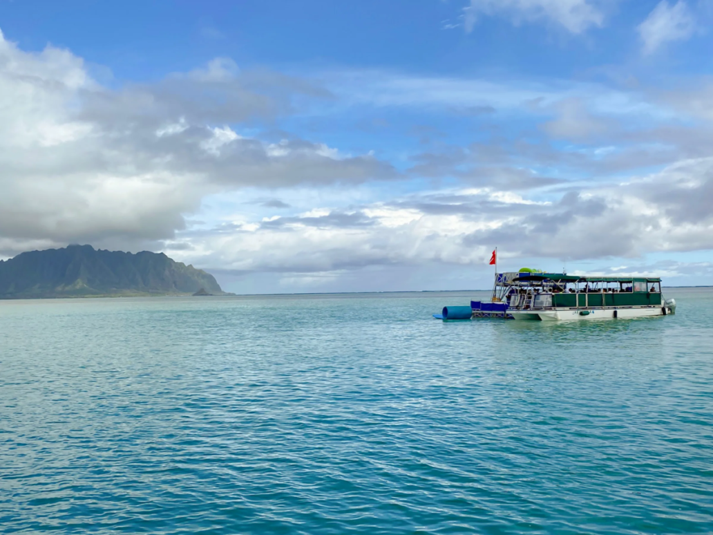 Captain Bruce cruising Kaneohe Bay