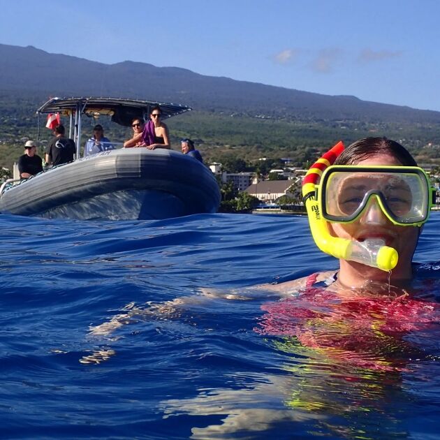 Kealakekua Bay & Honaunau Bay Snorkel Tour & Dolphin Watch Ocean Raft Adventure