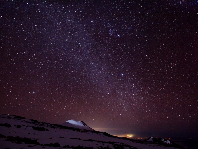 Milky Way Galaxy near Mauna Kea Summit (Big Island, Hawaii)