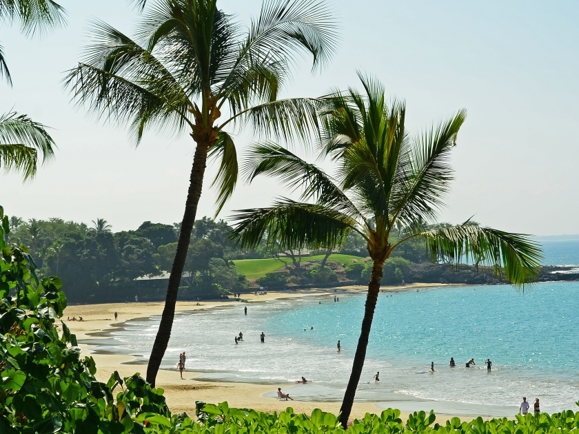 Hawaii, the Big Island, Mauna Kea Beach