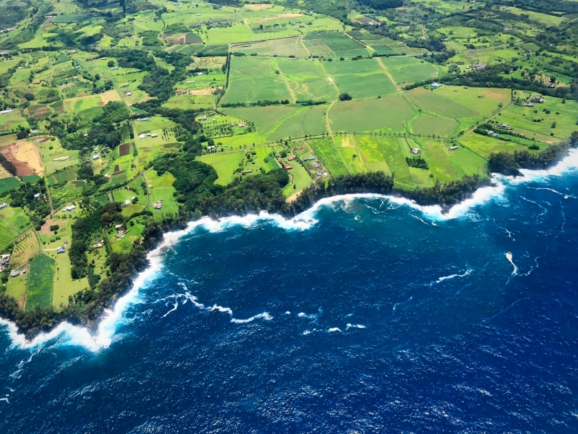 Hamakua Coast, Aerial Shot