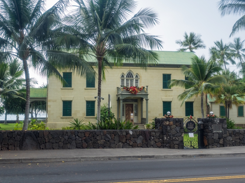 Hulihee Palace is located in historic Kailua-Kona, Hawaii, on Alii Drive. The former vacation home of Hawaiian royalty, it was converted to a museum.