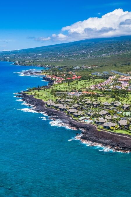 Blue Hawaii Kailua Kona Aerial View