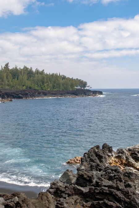 KEHENA BLACK SAND BEACH,Big Island Hawaii