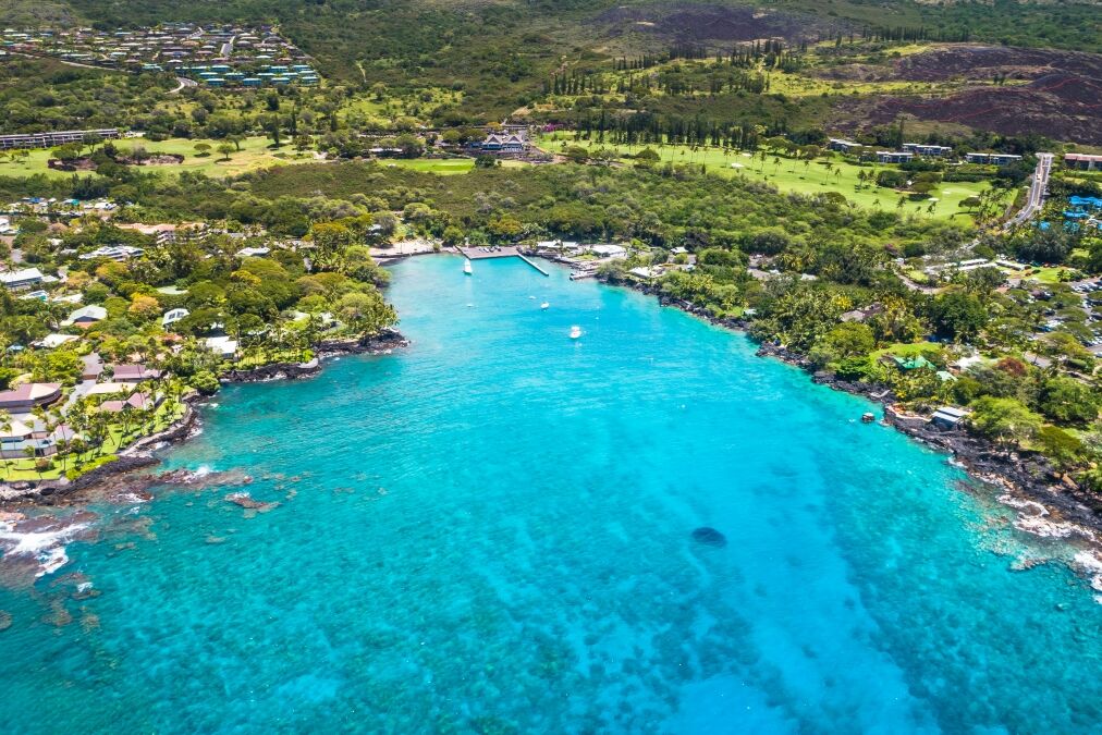 Blue Hawaii Kailua Kona Aerial View