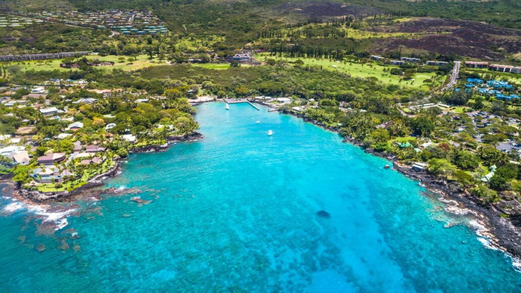 Blue Hawaii Kailua Kona Aerial View