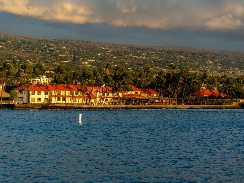 The Kona Inn is an historic and iconic vintage feature of downtown Kailua-Kona Hawaii.