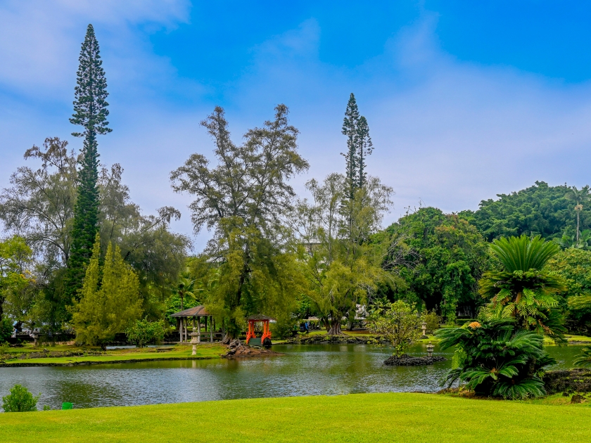 Liliuokalani Gardens, Hilo, the Big Island of Hawaii