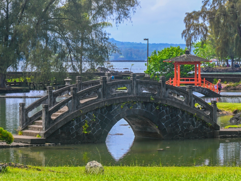 Liliuokalani Gardens, Hilo, the Big Island of Hawaii