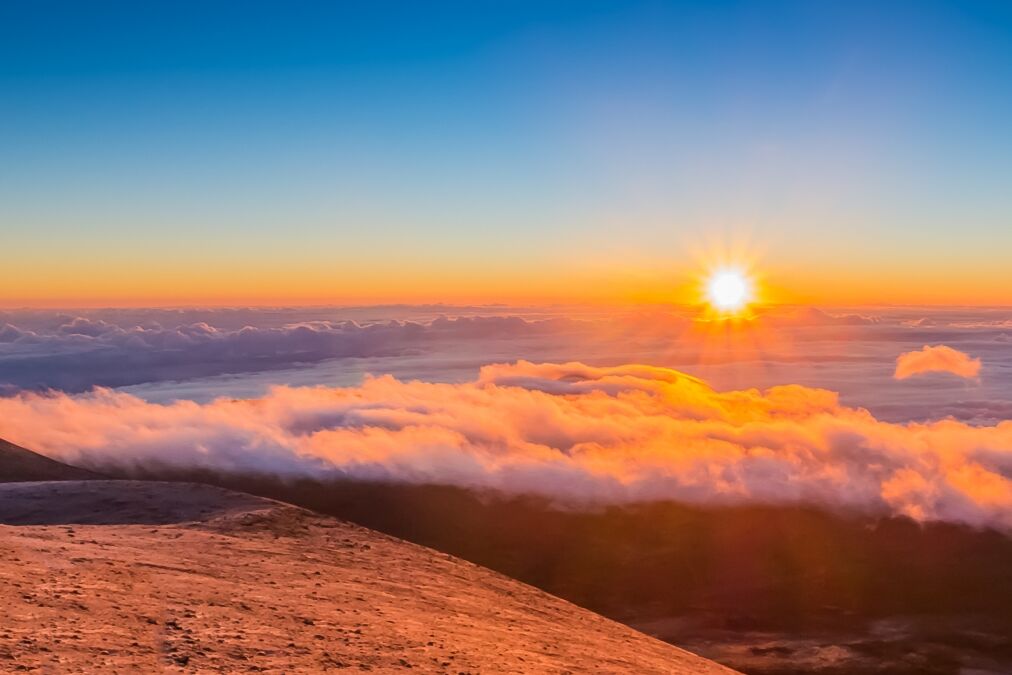 Sunrise at Mauna kea