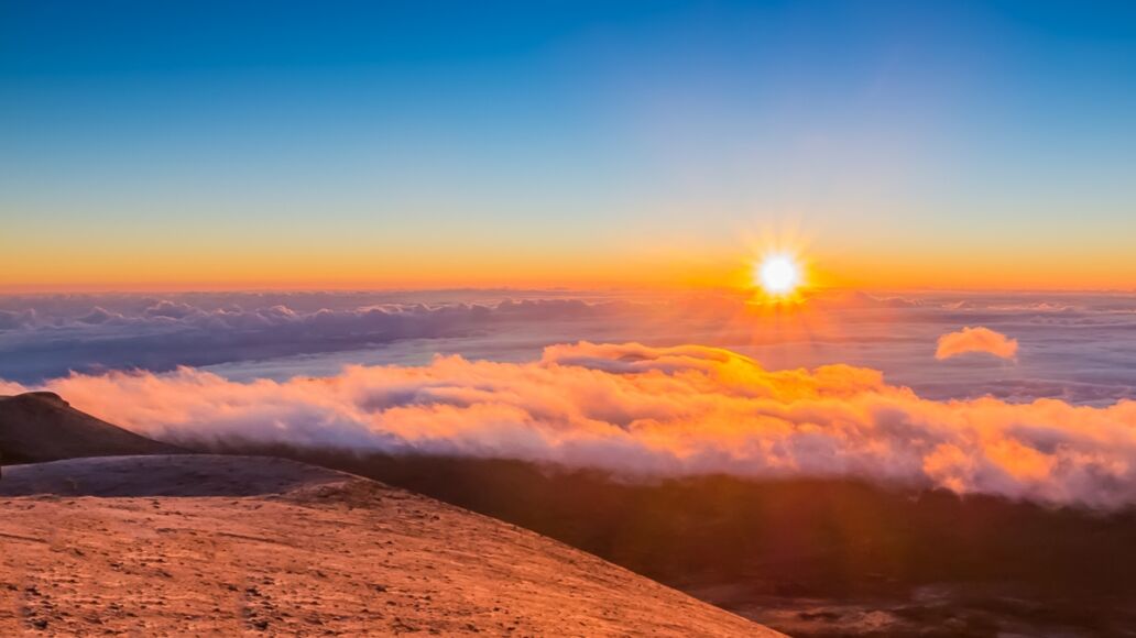 Sunrise at Mauna kea