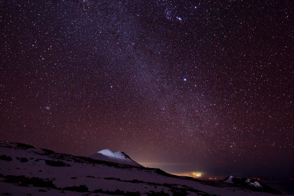 Milky Way Galaxy near Mauna Kea Summit (Big Island, Hawaii)