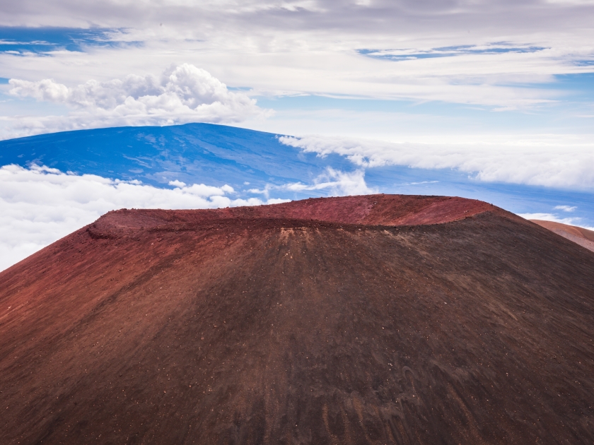 Maunakea Summit Landscape at the Hawaii Volcanoes National Park.