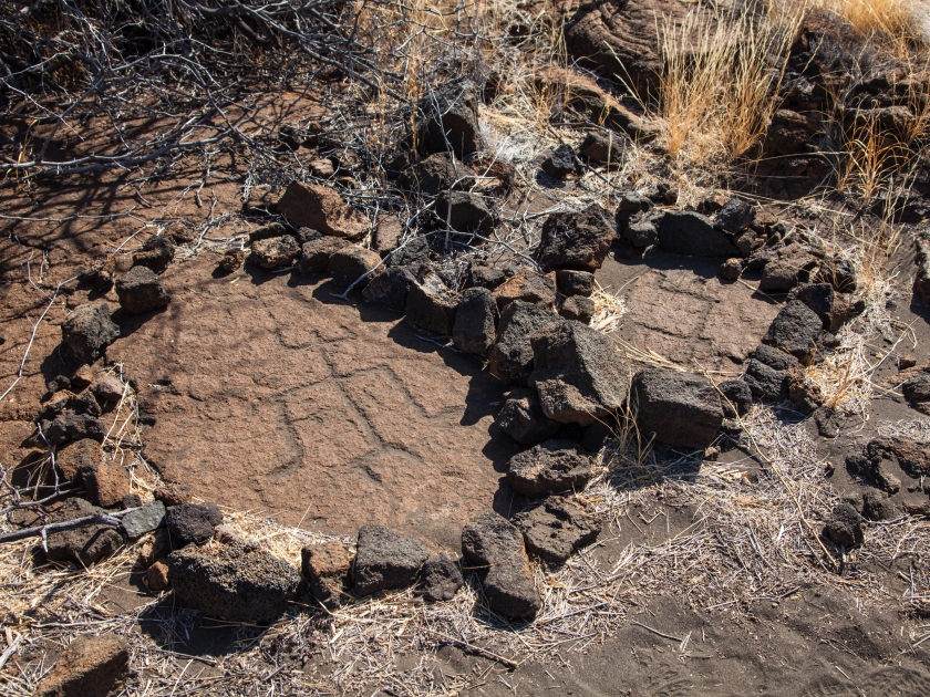 Petroglyphs on the Big Island of Hawaii