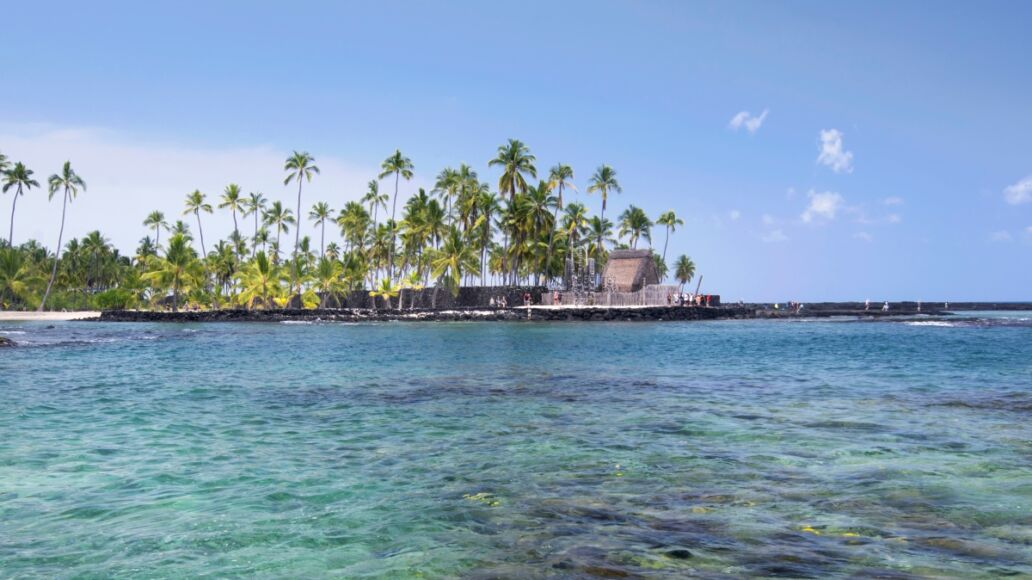 Pu'uhonua O Hōnaunau National Historical Park. Big Island Hawaii