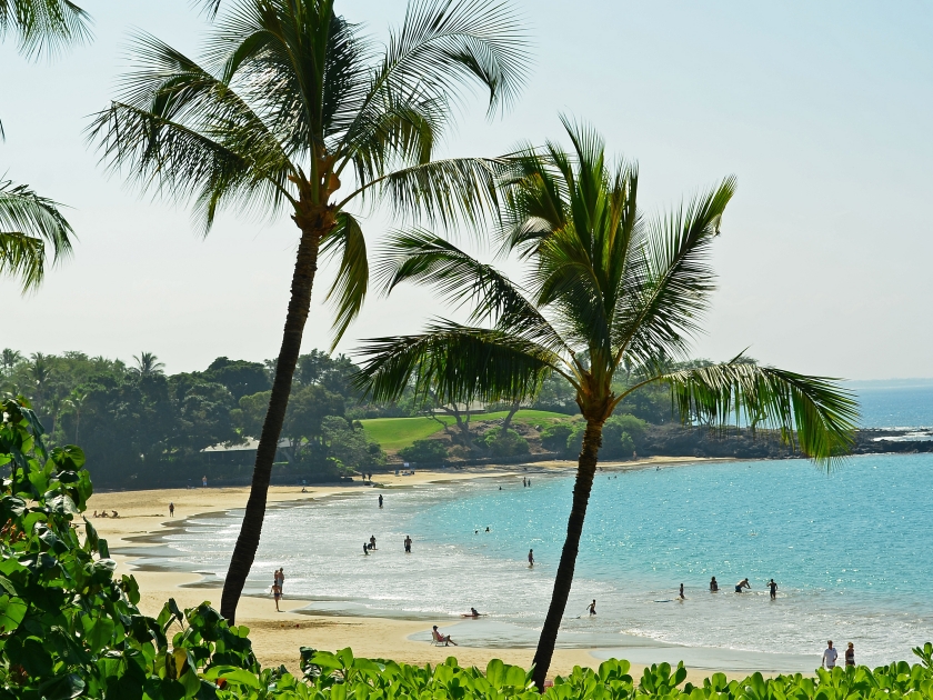 Hawaii, the Big Island, Mauna Kea Beach