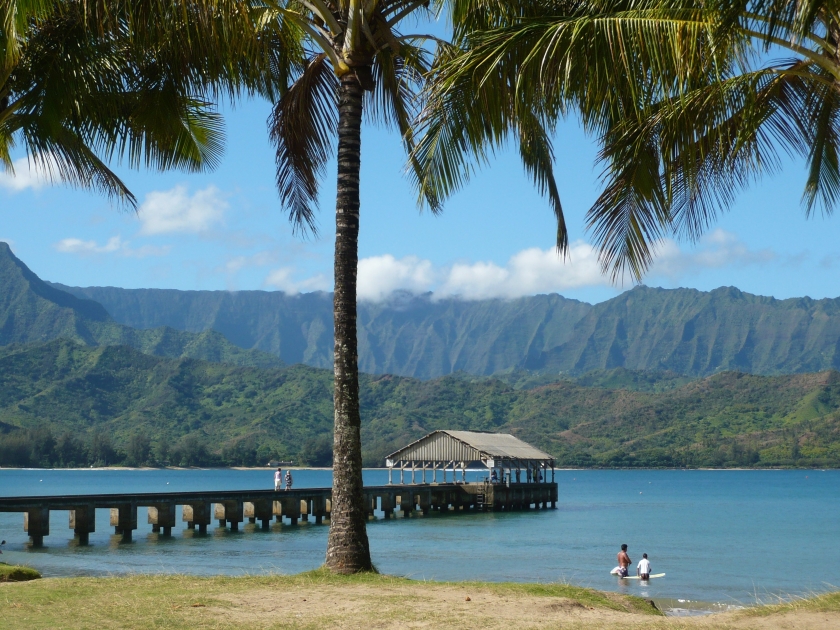 Hanalei Pier Kauai Island Hawaii