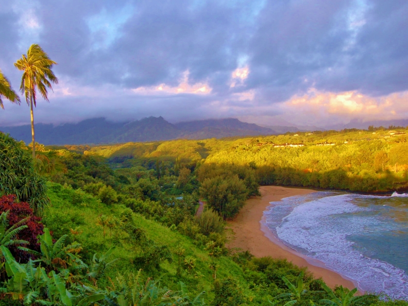 Kalihiwai Beach, Kauai, Hawaii