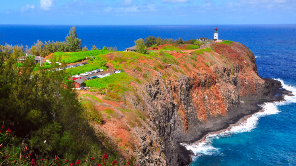 Hawaii's,Kilauea,Point,Lighthouse,,Built,In,1913,On,The,Island