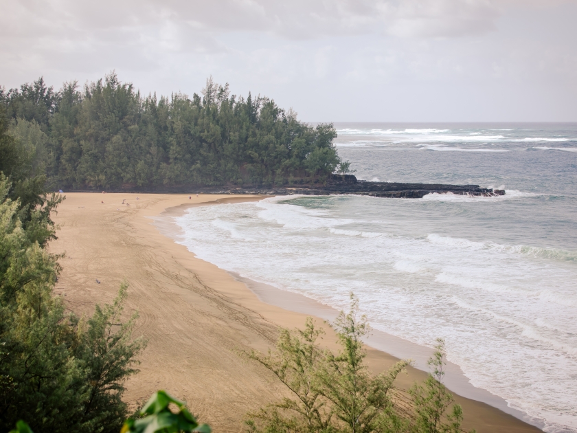 Lumaha'i Beach, a picturesque beach, known as a location from 