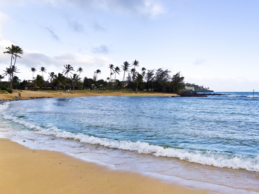 Poipu Beach in Kauai, Hawaii