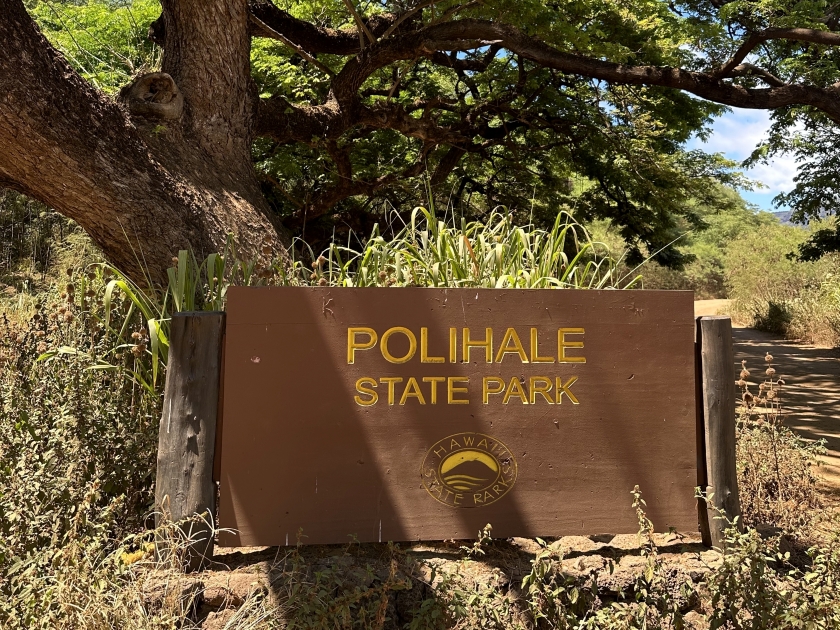 Polihale State Park on the beautiful island of Kauai