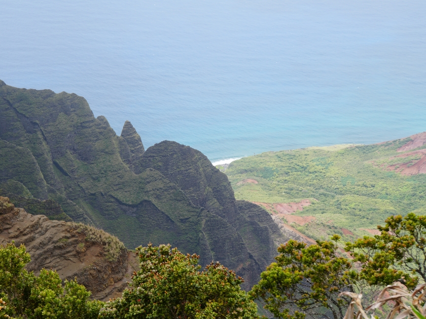 View from the Pu’u O Kila Lookout on Kauai, Hawaii, USA