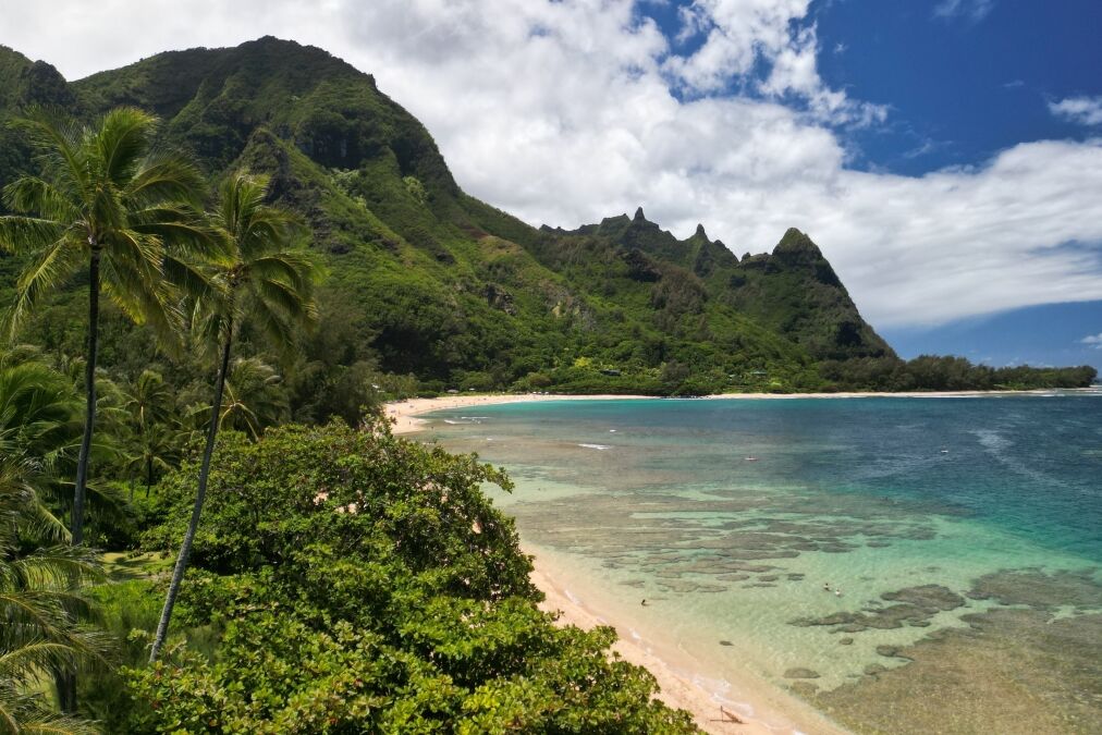 Tunnels Makua beach kauai hawaii haena