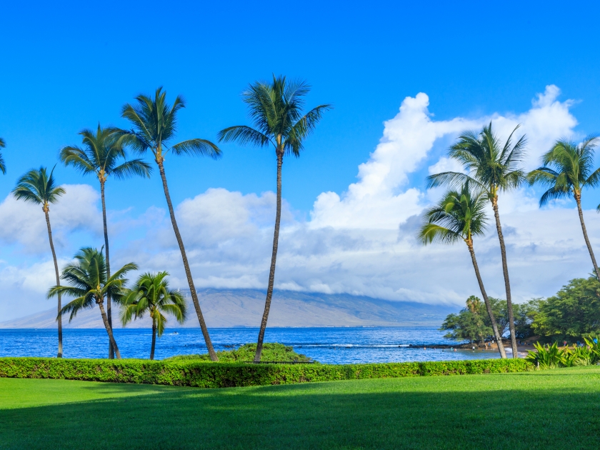 Wailea Beach near Kihei, Maui, Hawaii, USA