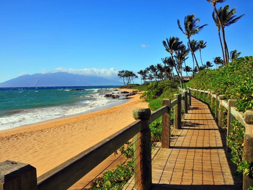 Wailea Beach Pathway, Maui Hawaii