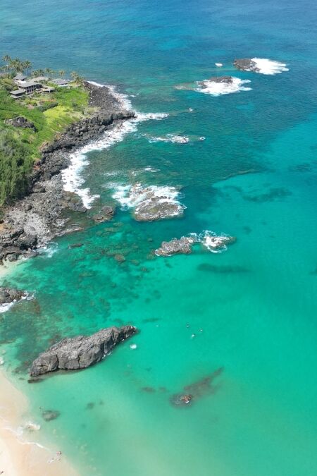 Waimea bay oahu hawaii summer