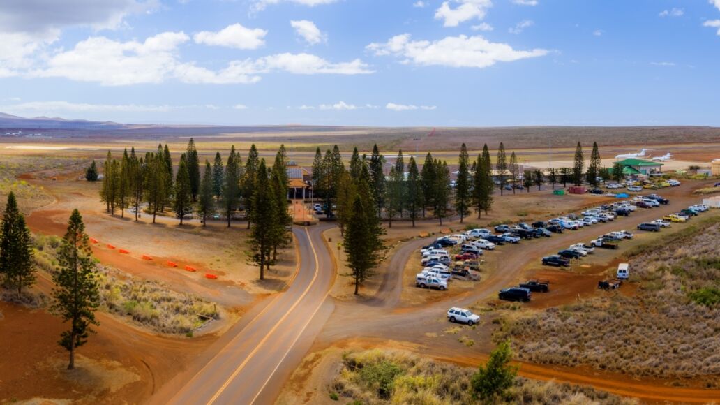 Lanai Airport on the island of Lanai, Hawaii