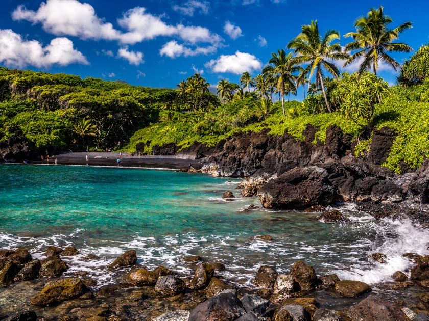 Wai'anapanapa State Park in Maui