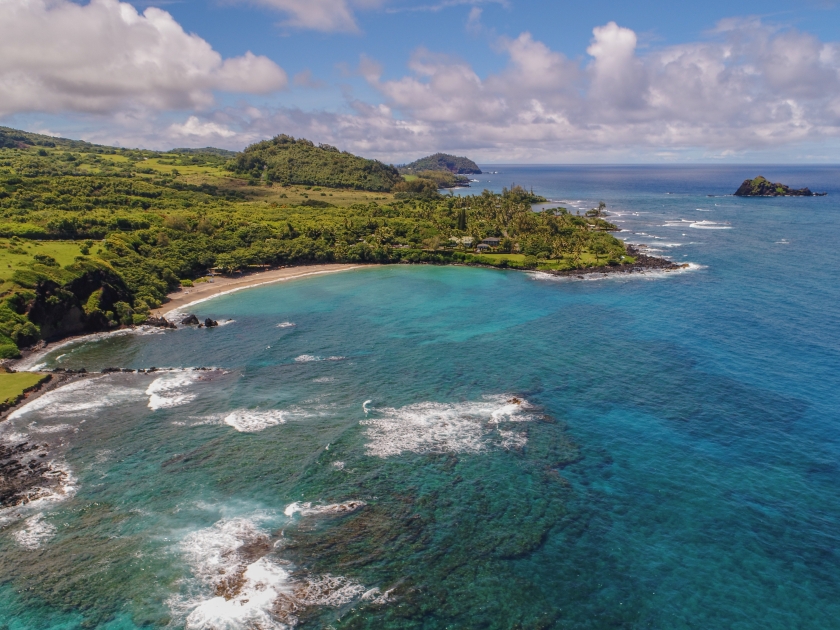 Hamoa Beach June 2017 Aerial Image