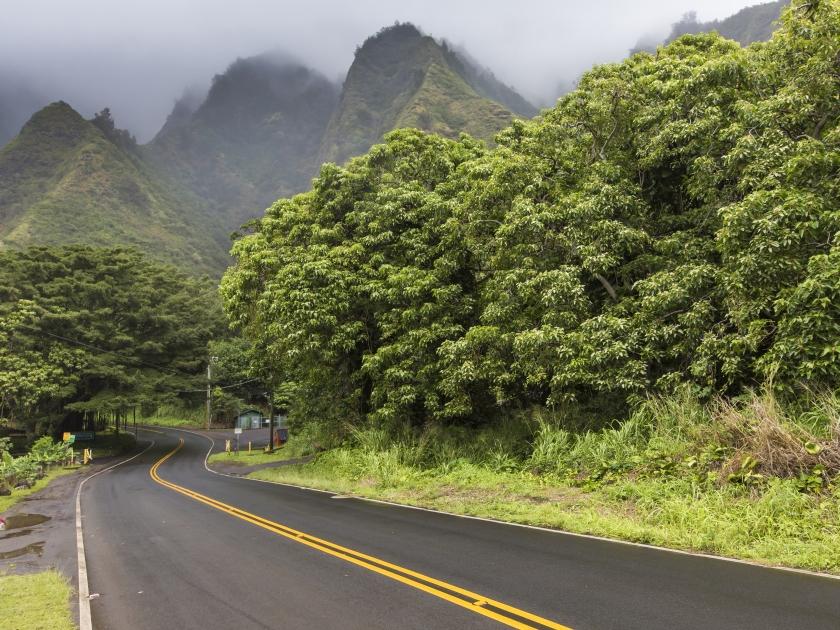 Iao Valley State Park on Maui Hawaii