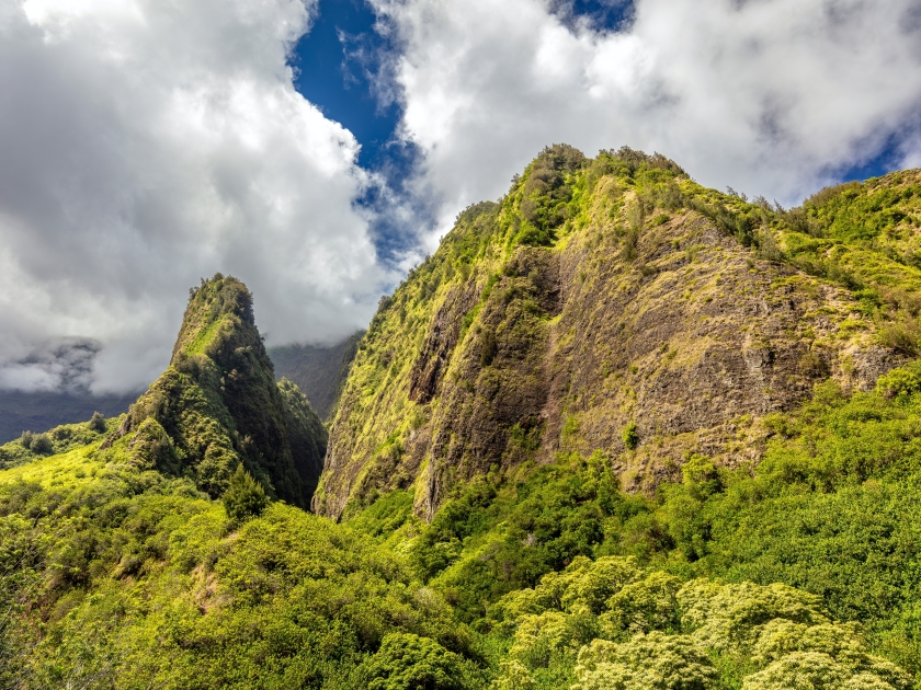 Hawaii mountains, Iao Valley Maui