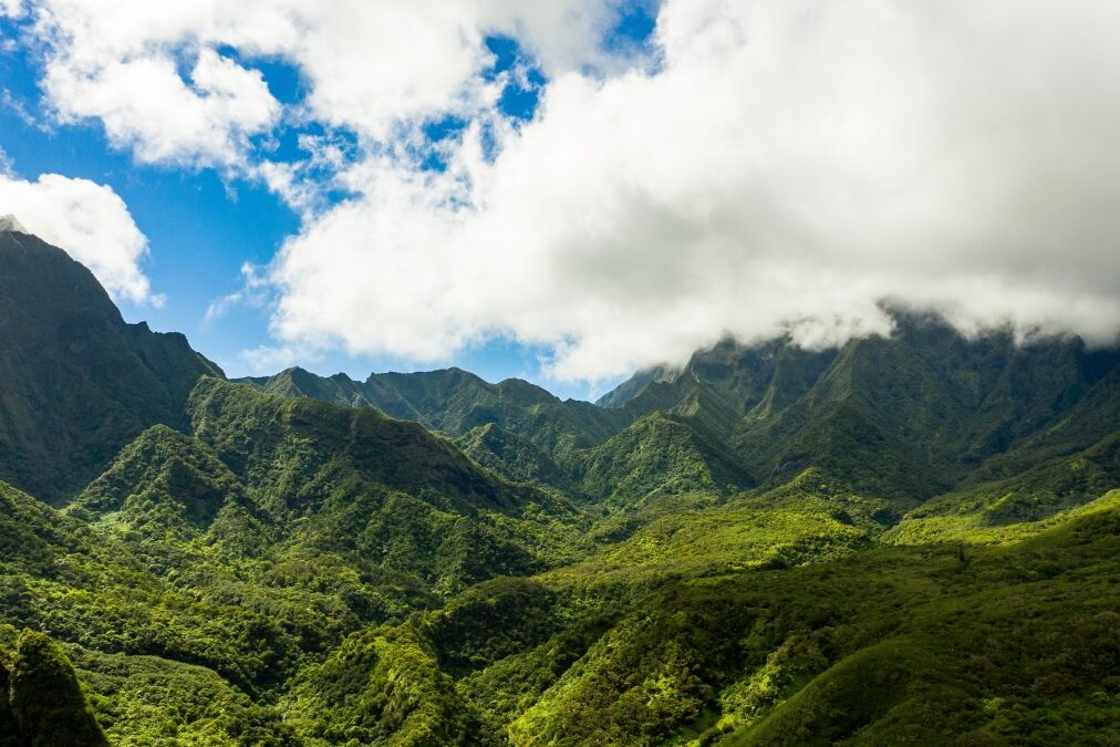 Iao Valley - Hawaii from the air