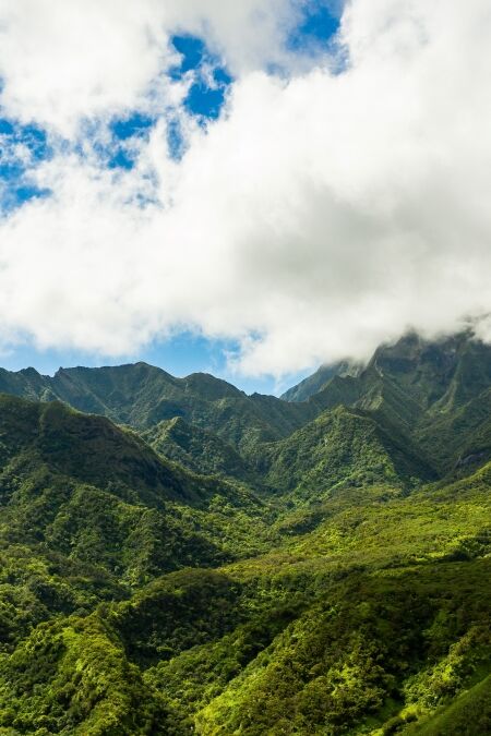 Iao Valley - Hawaii from the air