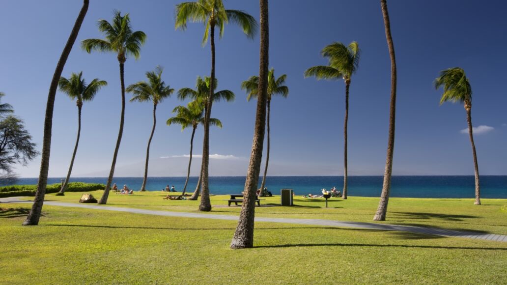 Kahekili Beach Park on the west coast of Maui, Hawaii