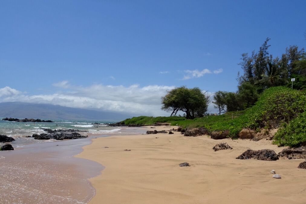 View of the Kamaole Beach Park I in Maui, Hawaii