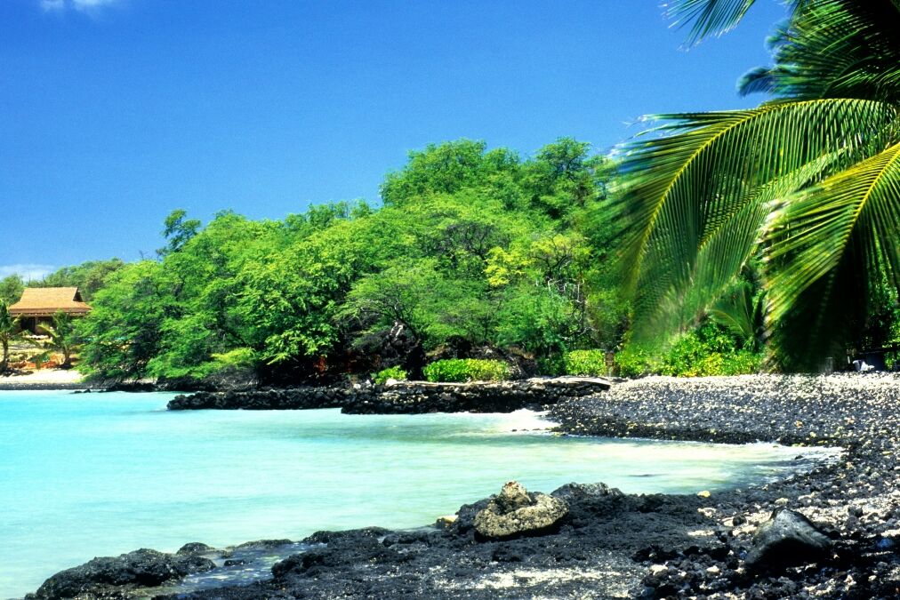 a view of La Perouse bay Maui Hawaii