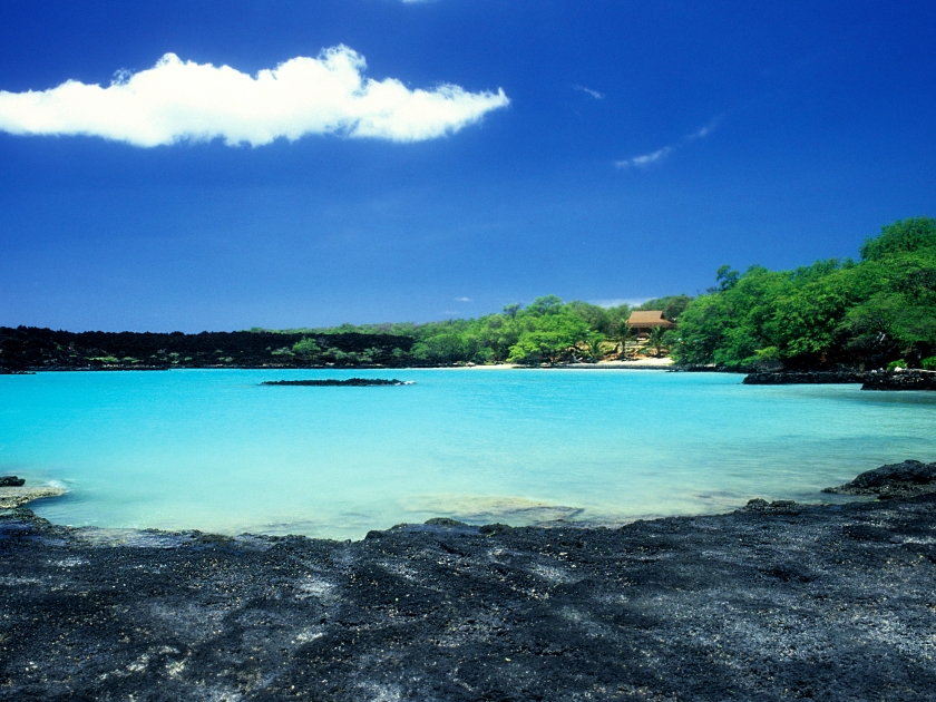 a view of La Perouse bay Maui Hawaii