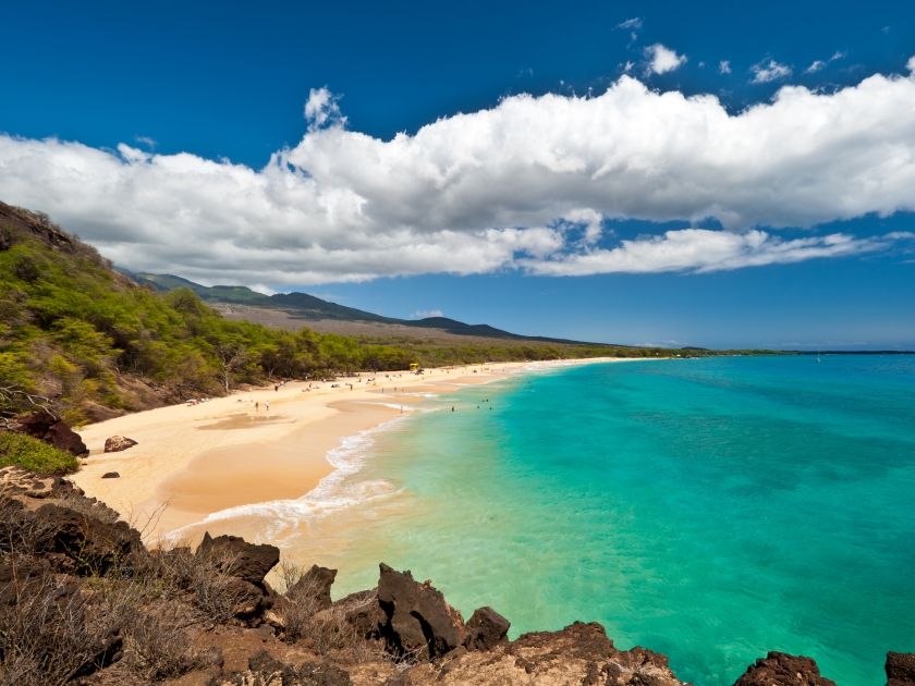 Makena Beach, in Maui, Hawaii