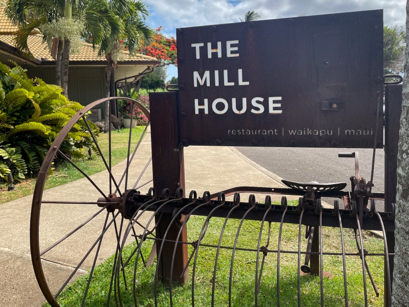 Maui, Hawaii, USA - July 22, 2023: The Mill House on the Maui Tropical Plantation.