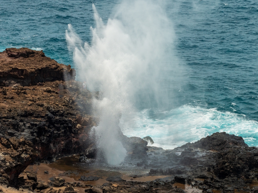 Scenic Nakalele Blowhole on the Maui Coast