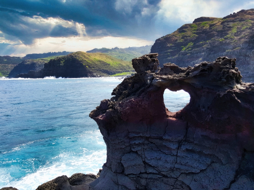 Heart Rock at Nakalele, Maui