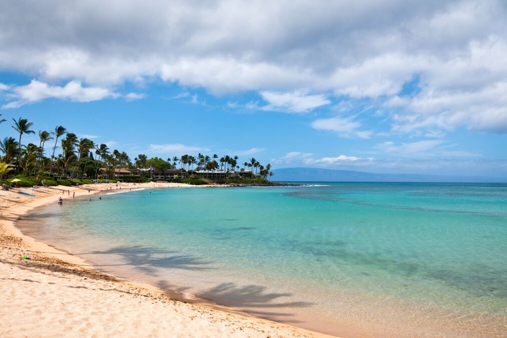 Napili beach on Maui island